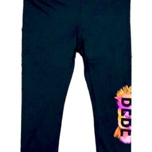 NEW Bebe Capri, Black with color logo on the side. Size S